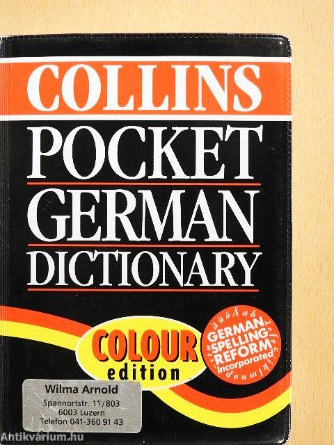 Collins Pocket German Dictionary