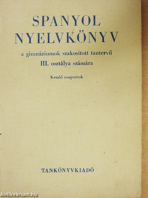 Spanyol nyelvkönyv III.