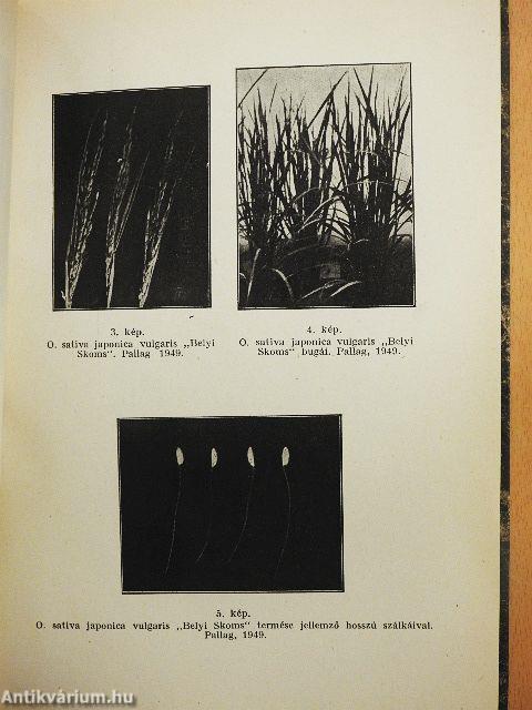 Agrártudományi Egyetem Mezőgazdaságtudományi Karának évkönyve 1950