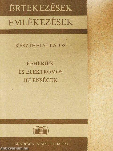Fehérjék és elektromos jelenségek