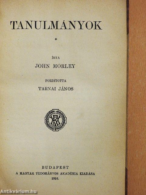 Tanulmányok (Zsindely Ferenc könyvtárából)