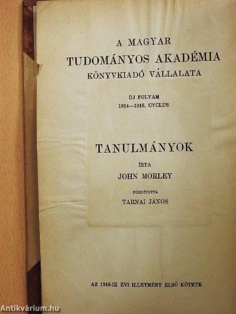 Tanulmányok (Zsindely Ferenc könyvtárából)
