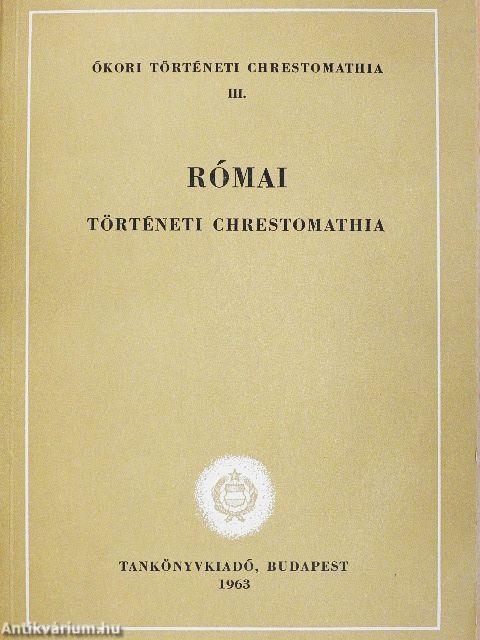 Római történeti chrestomathia