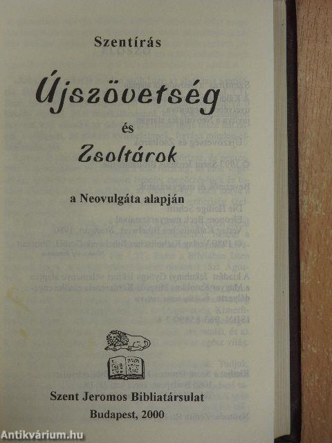 Újszövetség és Zsoltárok a Neovulgáta alapján