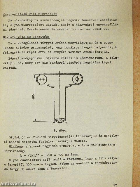 Távcsövek házi készítése