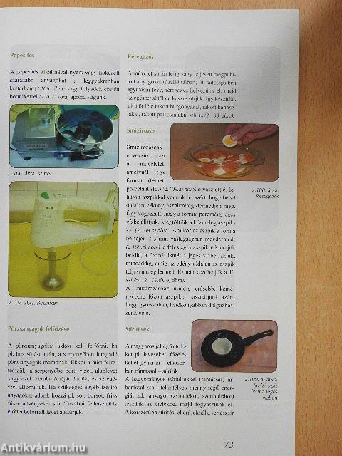 Szakács szakmai ismeretek