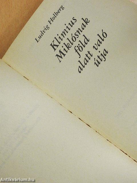 Klimius Miklósnak föld alatt való útja