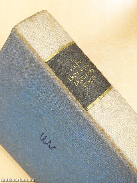 A világirodalom legszebb versei