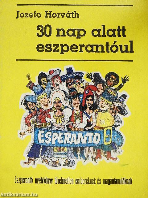 30 nap alatt eszperantóul