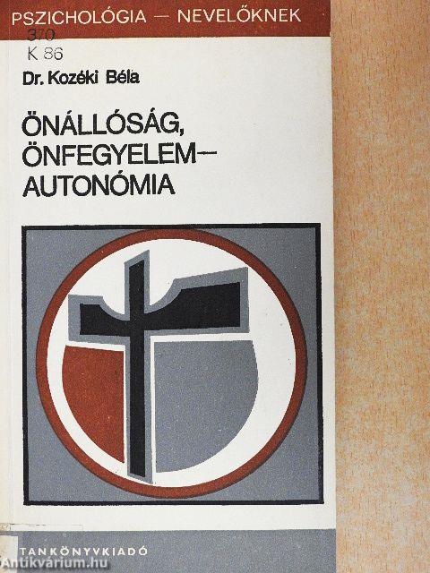 Önállóság, önfegyelem - autonómia