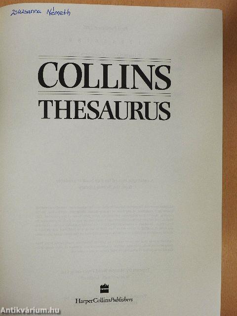 Collins Thesaurus