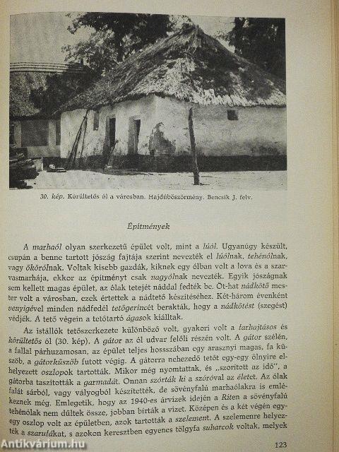 Paraszti állattartás Hajdúböszörményben