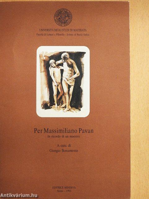 Per Massimiliano Pavan