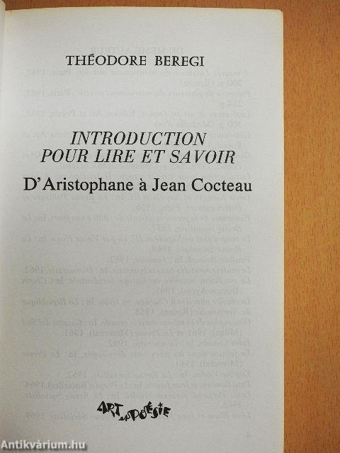 Introduction pour Lire et Savoir