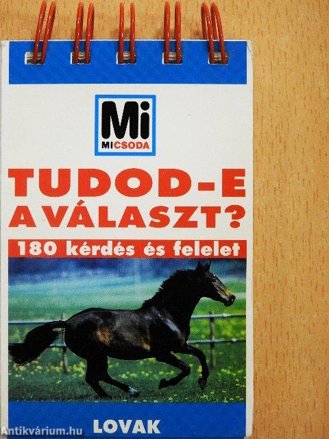 Tudod-e a választ? - Lovak