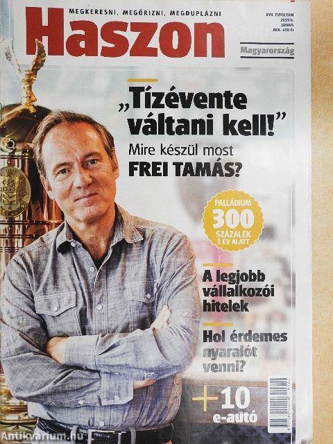 Haszon 2019. június