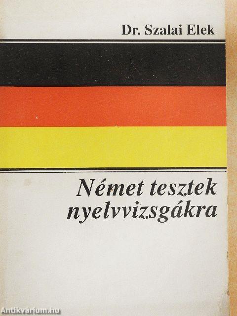 Német tesztek nyelvvizsgákra
