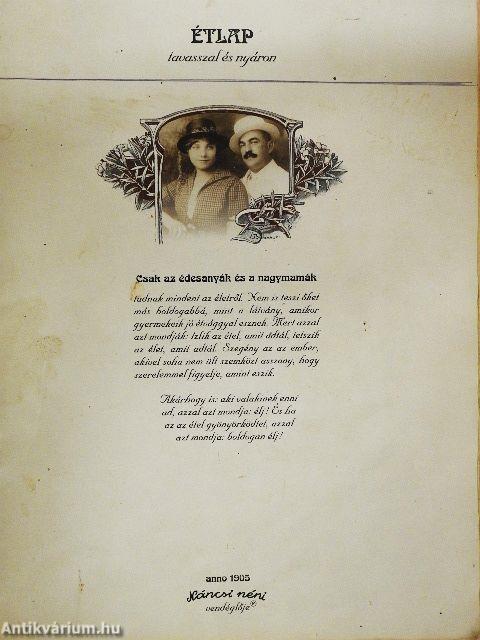 Étlap tavasszal és nyáron