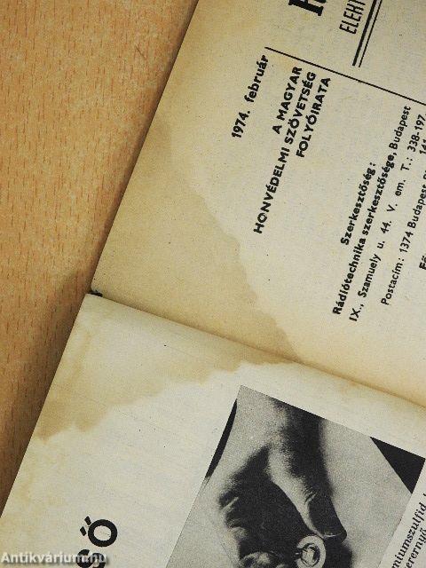 Rádiótechnika 1974. (nem teljes évfolyam)
