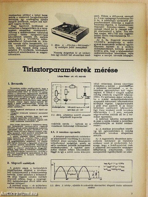 Rádiótechnika 1974. (nem teljes évfolyam)