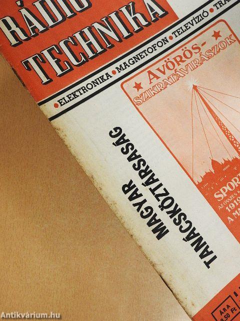 Rádiótechnika 1979. (nem teljes évfolyam)