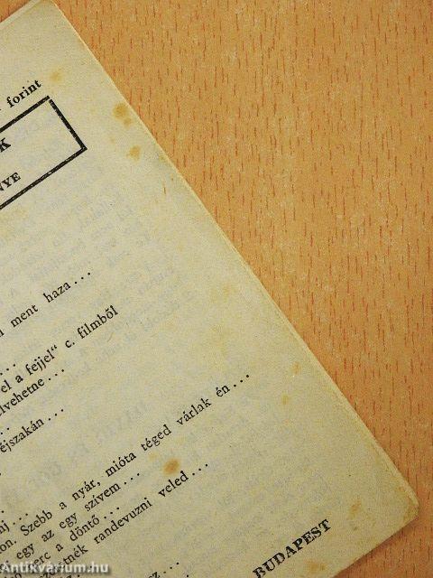 Válogatott dalszövegek 8.