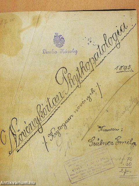 Növénykórtan-Phythopatologia