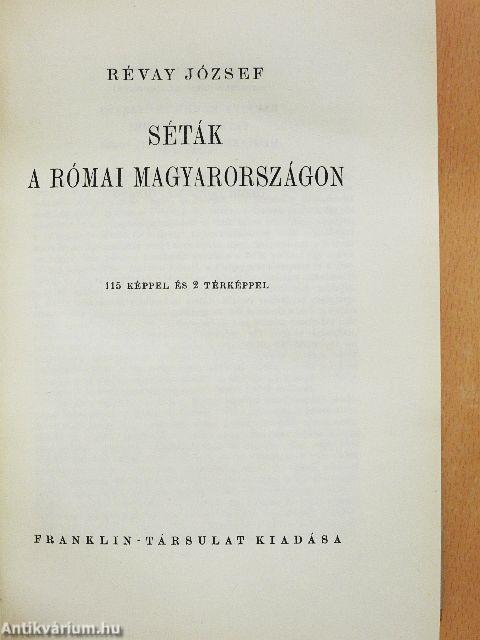 Séták a római Magyarországon