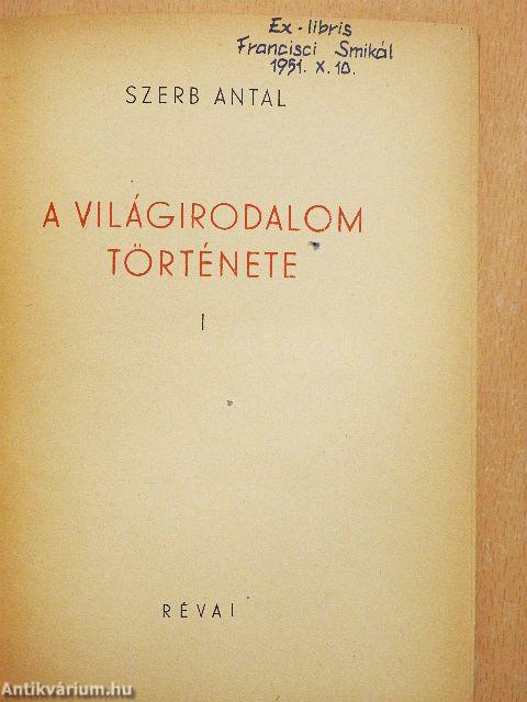 A világirodalom története I-III.