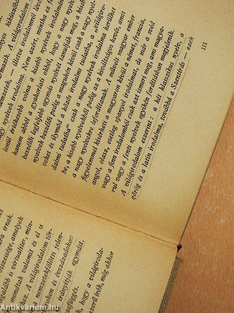 A világirodalom története I-III.