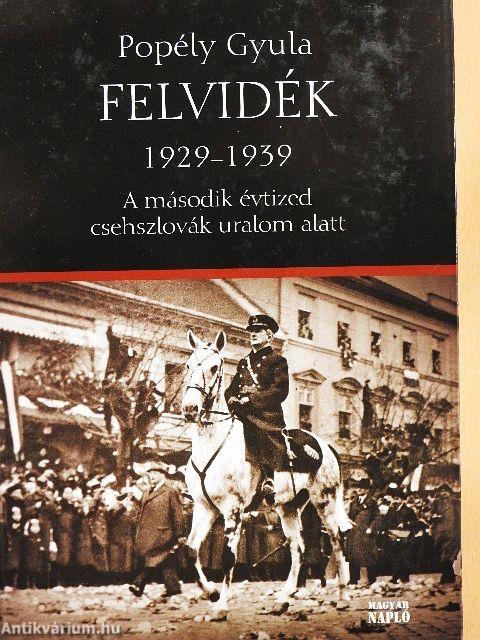 Felvidék 1929-1939