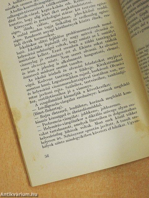 Gyermekek olvasászavarai 