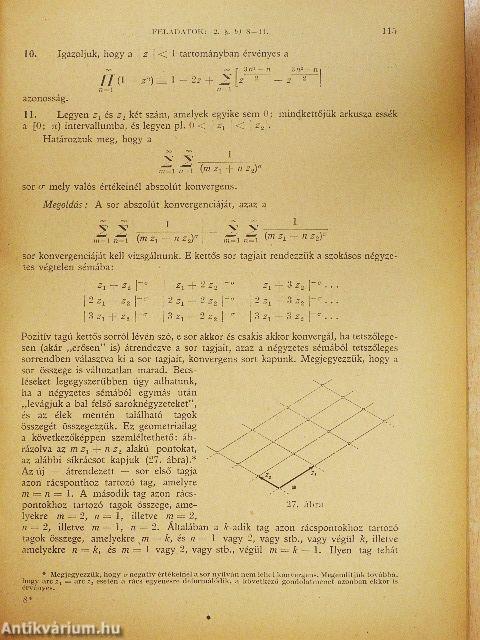 Műszaki matematikai gyakorlatok C. I.