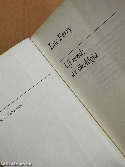 Új rend: Az ökológia