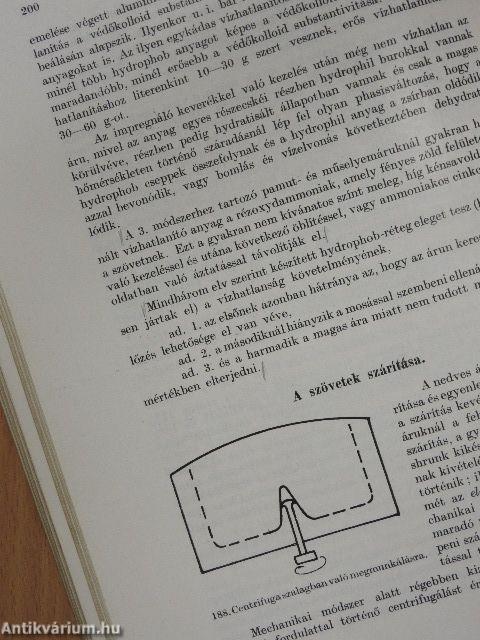 Textiliák kikészítése