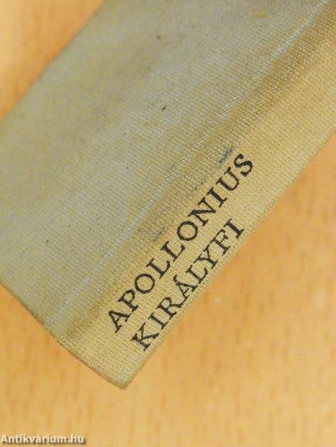 Apollonius királyfi (minikönyv)