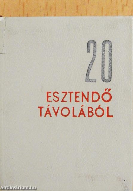 Húsz esztendő távolából (minikönyv)
