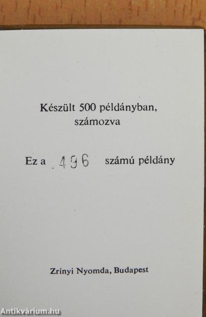 Magyarország (minikönyv) (számozott)