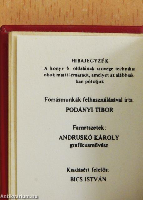 Rudabánya (minikönyv) (számozott)