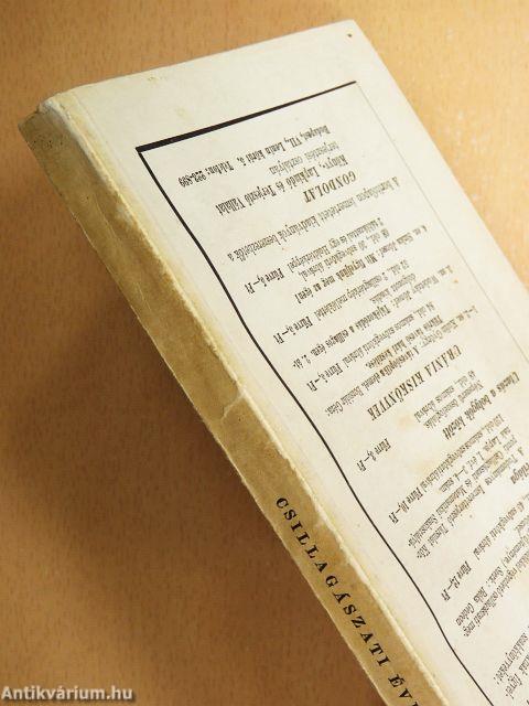 Csillagászati Évkönyv 1959.