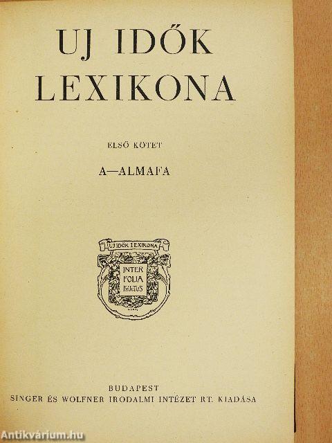 Uj idők lexikona 1-24.