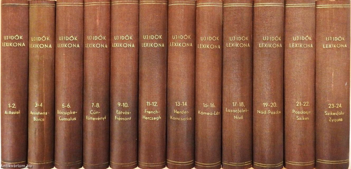 Uj idők lexikona 1-24.