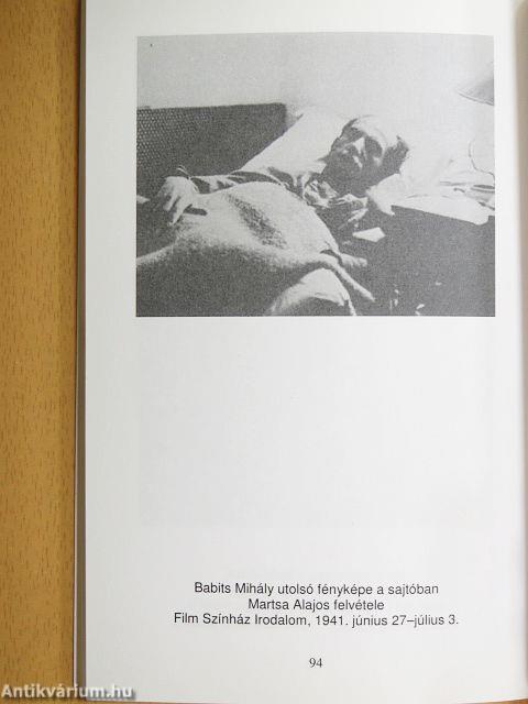 Néma interjúk Babits Mihállyal