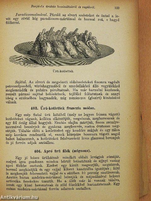A valódi szakácsság vagy legujabban átvizsgált és tökéletesitett képes pesti szakácskönyv (rossz állapotú)