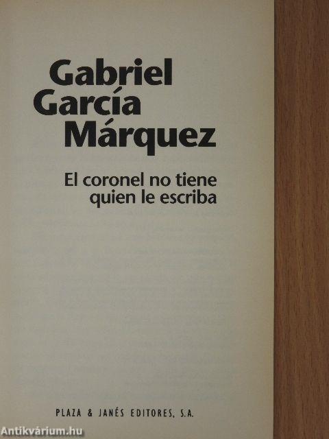 El Coronel no Tiene Quien le Escriba