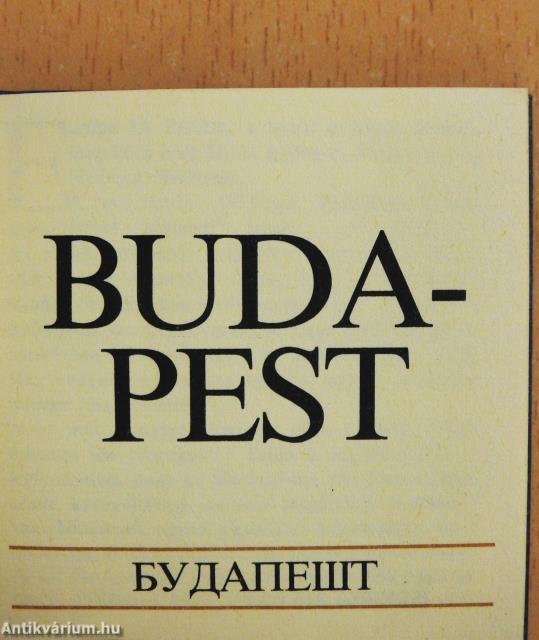 Budapest/Magyarország/Népművészet (minikönyv) (számozott)