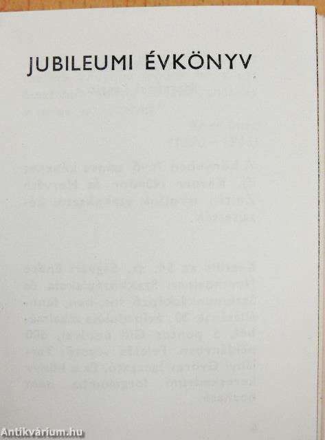 30 esztendő (minikönyv)