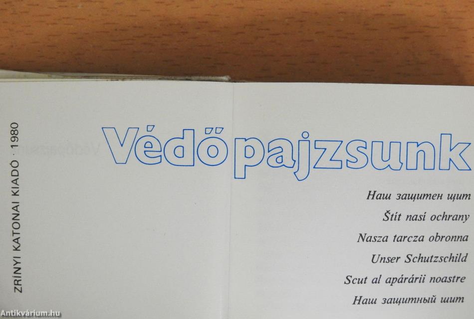 Védőpajzsunk (minikönyv) (számozott)