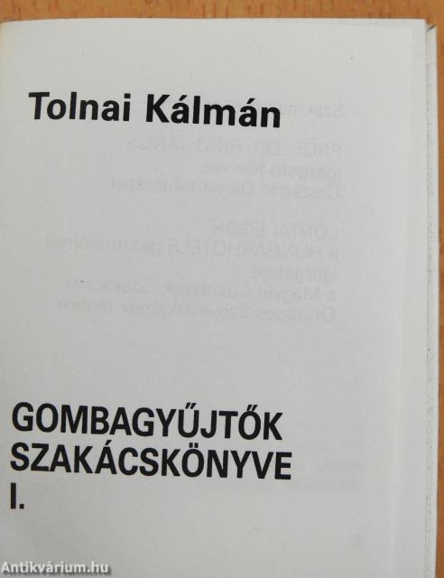 Gombagyűjtők szakácskönyve I-II. (minikönyv) (számozott)