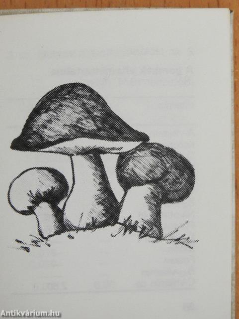 Gombagyűjtők szakácskönyve I-II. (minikönyv)